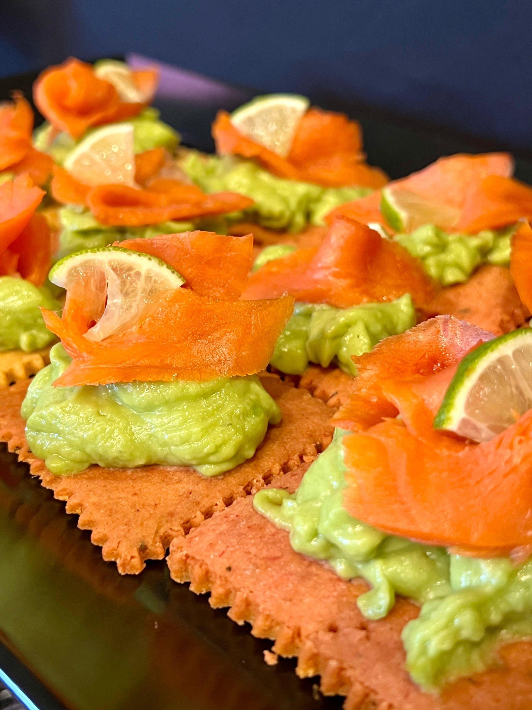 Crostini al salmone